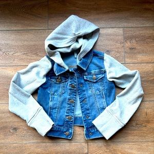Girl’s 7 SO Jersey Jean Jacket